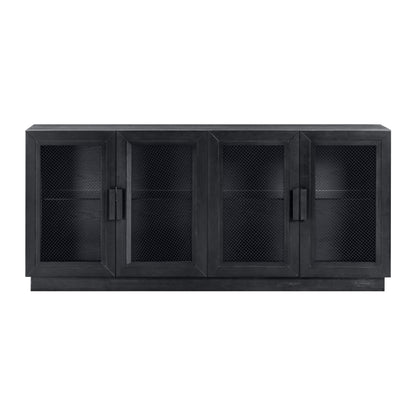 Vari Black Wood Media Console