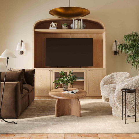 Giselle Navarre 77" Wood Entertainment Center - image 2