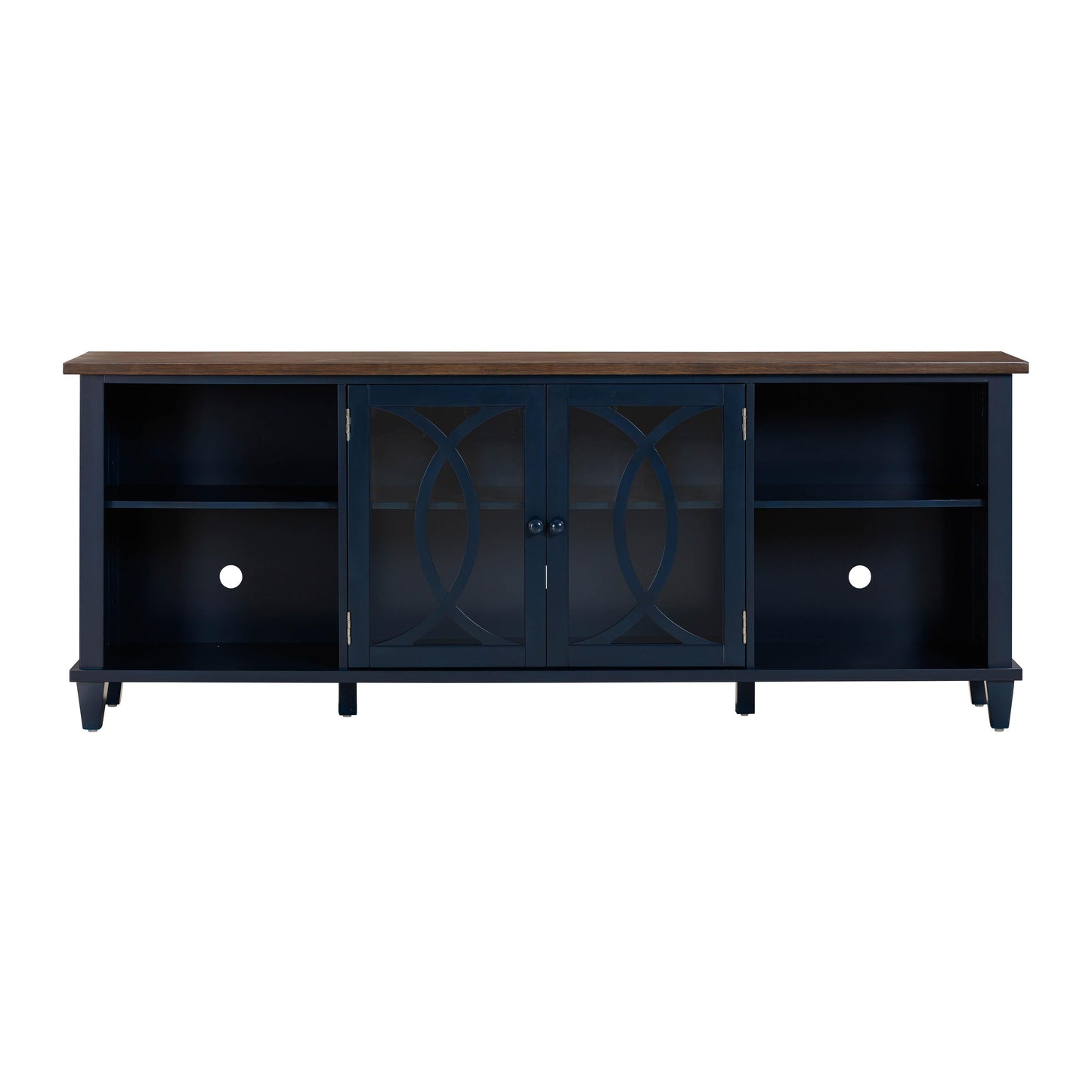 virginia blue 80" console