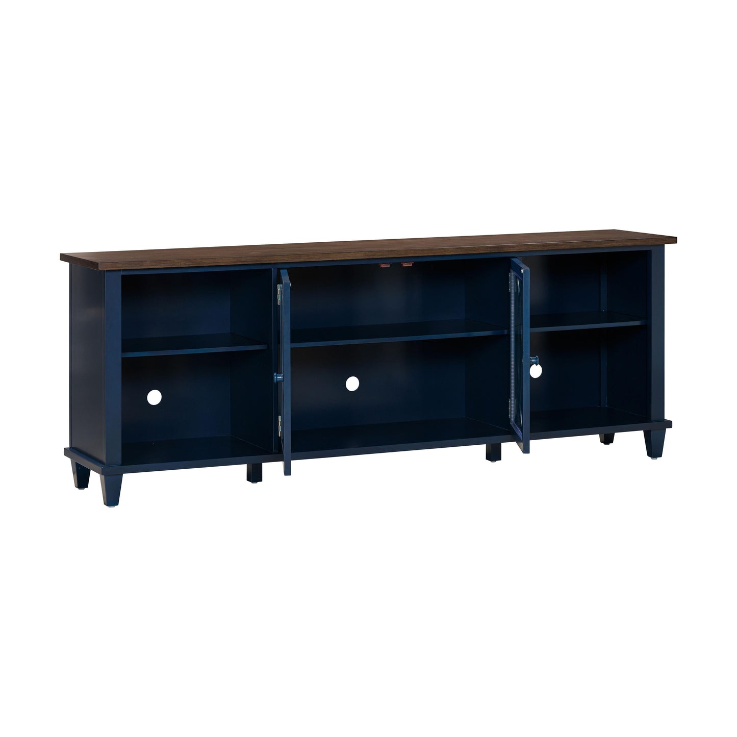 virginia blue 80" console