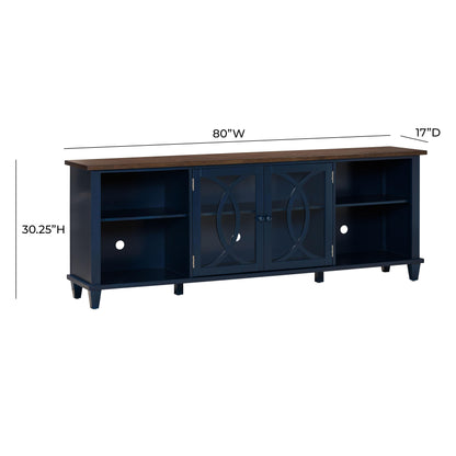 Virginia Blue 80" Console