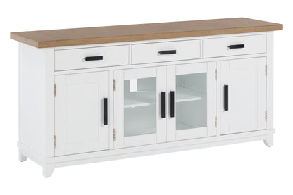 Leah White 62" Entertainment Console