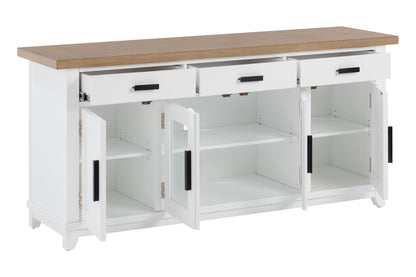 Leah White 62" Entertainment Console