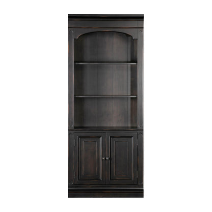 Famke Black Bookcase