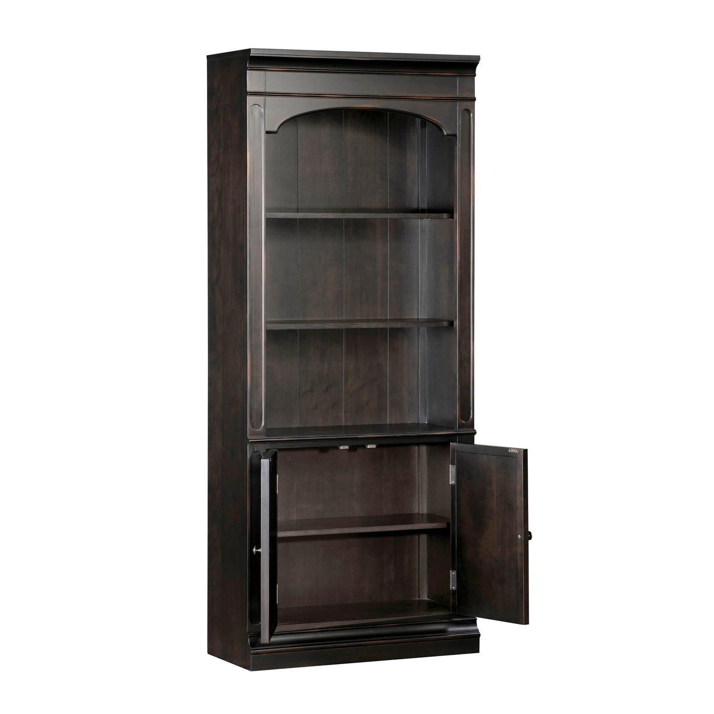 famke black bookcase