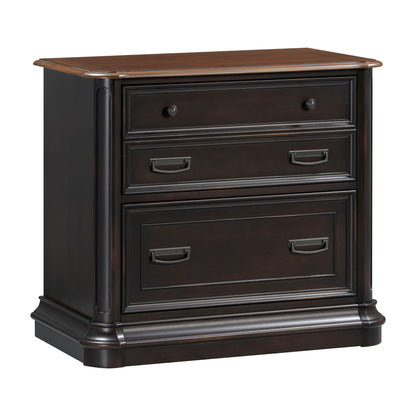 Famke Black File Cabinet