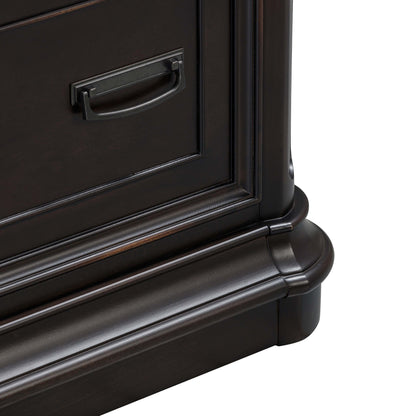 Famke Black File Cabinet