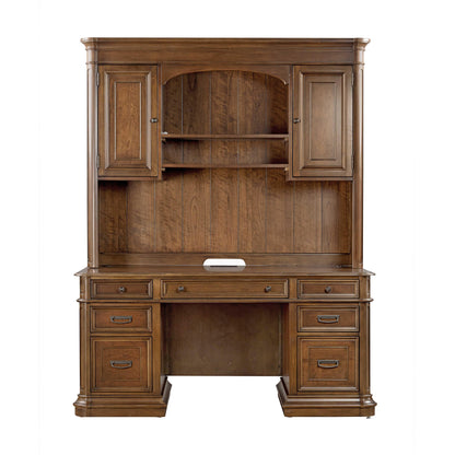 Famke Cherry Credenza & Hutch SET