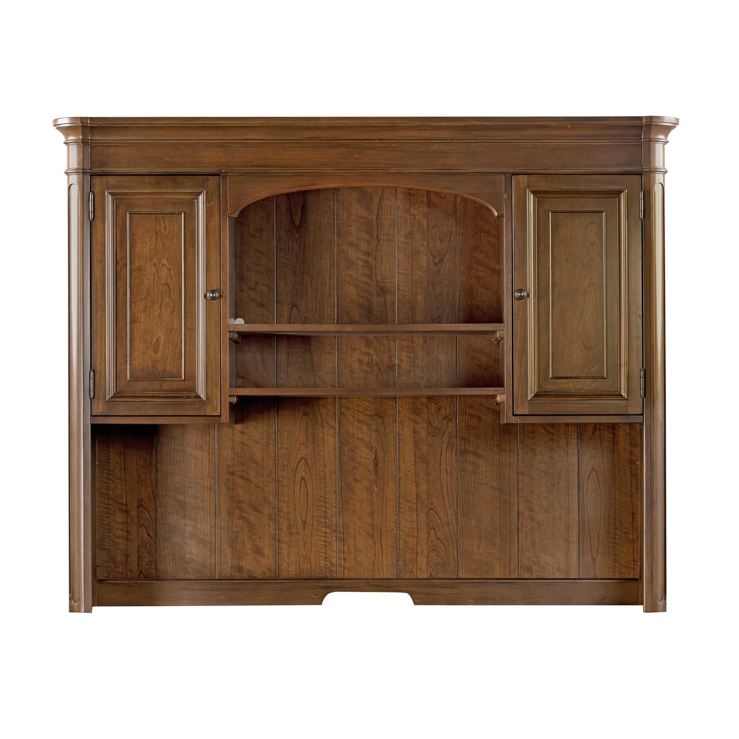 famke cherry credenza & hutch set