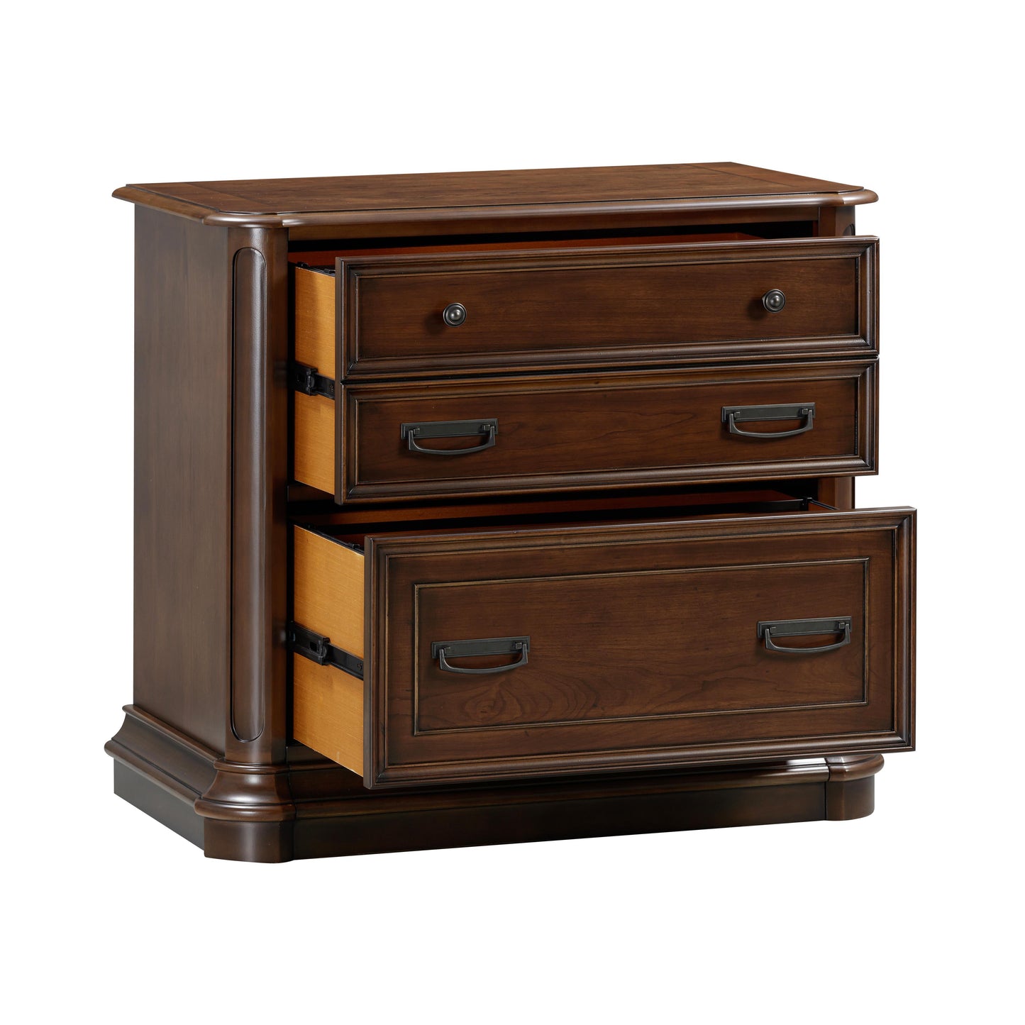 famke cherry file cabinet