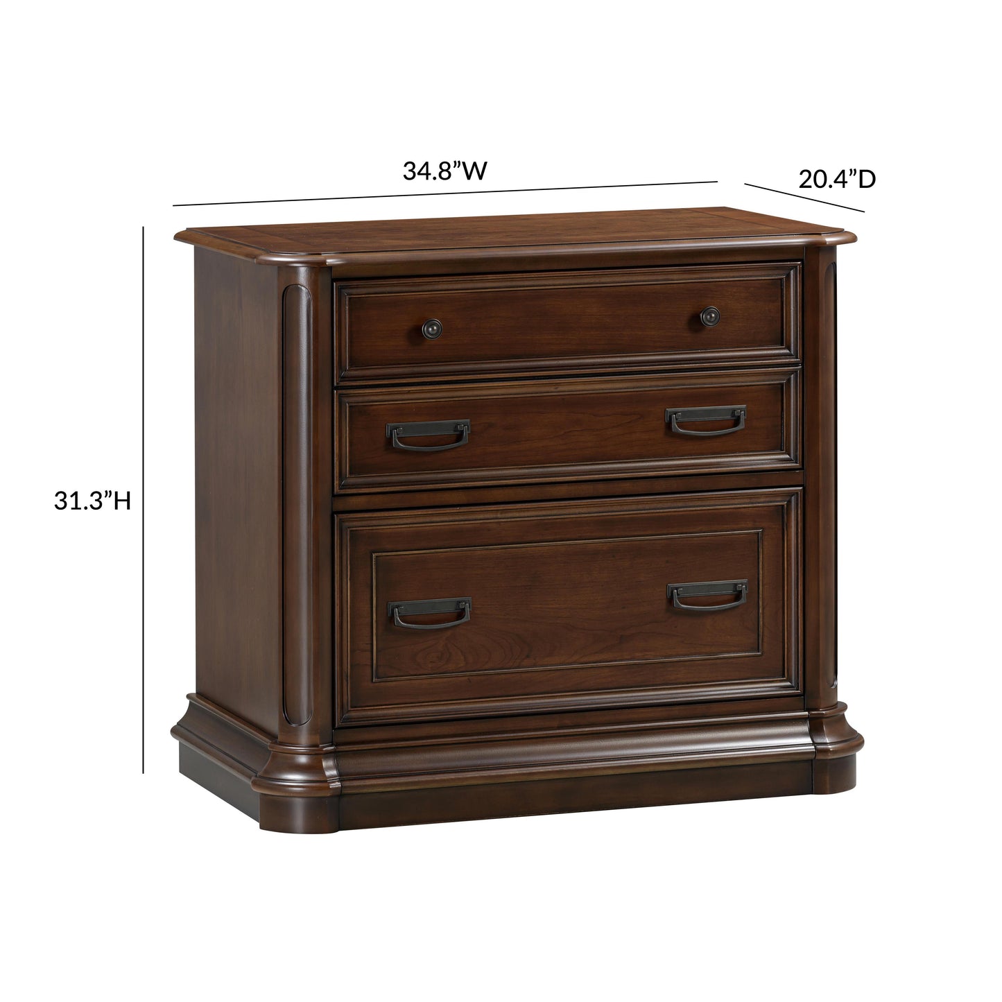 famke cherry file cabinet