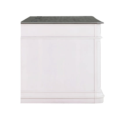 Famke White Credenza