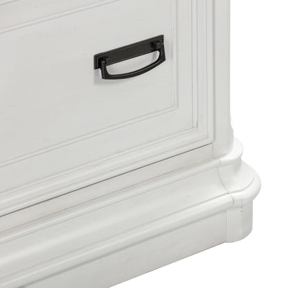 Famke White File Cabinet