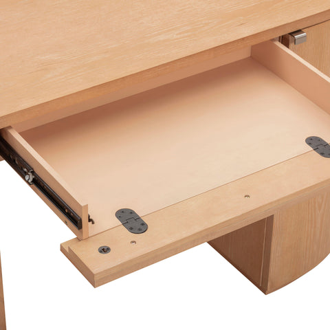 Giselle Navarre 64" Wood Executive Desk With Storage - image 9