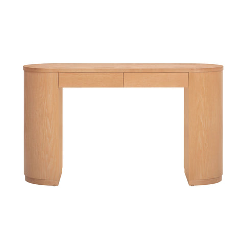 Giselle Navarre 52" Wood 2-Drawer Writing Desk - image 1