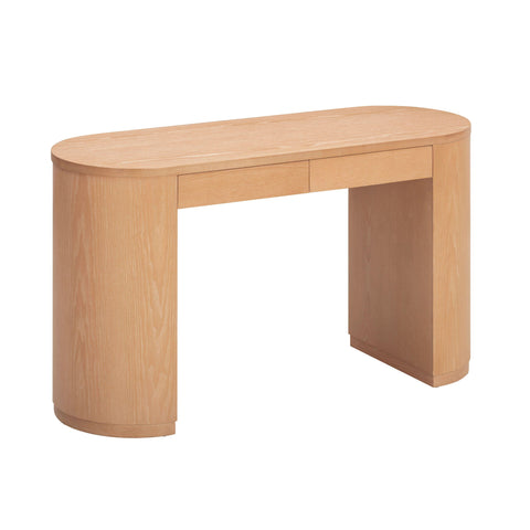 Giselle Navarre 52" Wood 2-Drawer Writing Desk - image 3