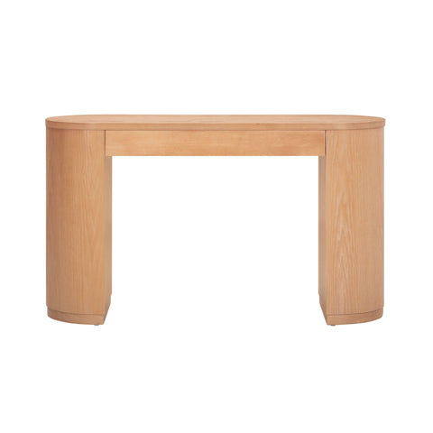 Giselle Navarre 52" Wood 2-Drawer Writing Desk - image 4