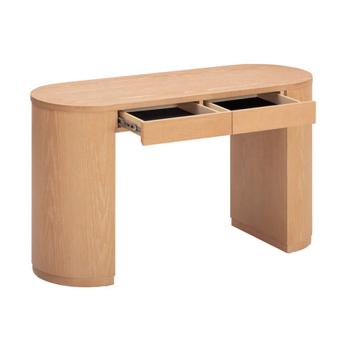 Giselle Navarre 52" Wood 2-Drawer Writing Desk - image 7