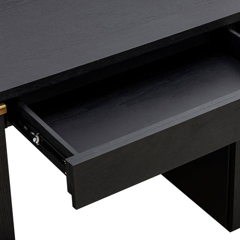 Giselle Navarre 64" Wood Executive Desk With Storage - image 8