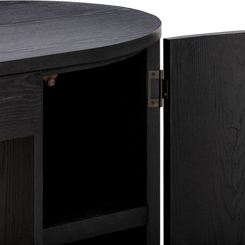 Giselle Navarre 64" Wood Executive Desk With Storage - image 9