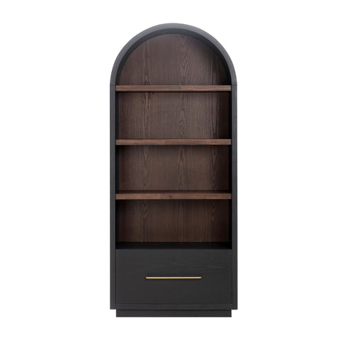 Giselle Navarre Wood Bookcase With File Drawer - image 3
