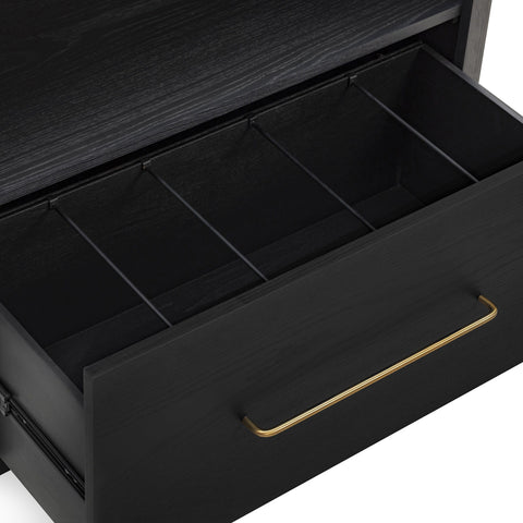 Giselle Navarre Wood Bookcase With File Drawer - image 8