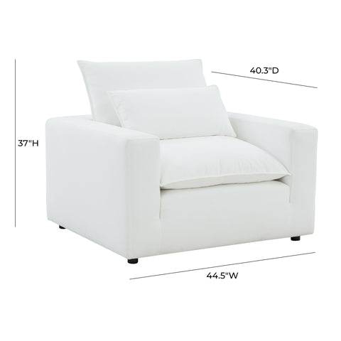 Ines Castaigne Performance Fabric Armchair - image 5