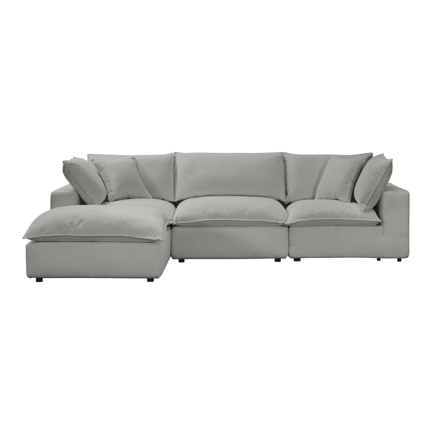 grace slate modular 4 piece sectional