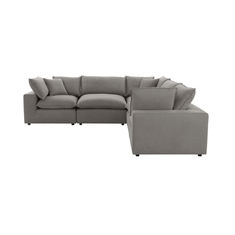 Ines Castaigne 5-Piece Performance Fabric Modular L-Sectional - image 4