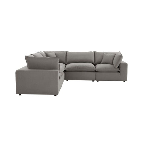 Ines Castaigne 5-Piece Performance Fabric Modular L-Sectional - image 3