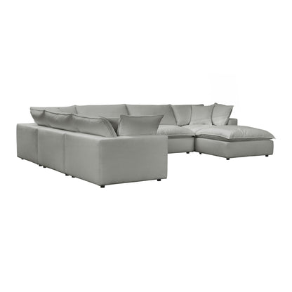 Grace Slate Modular Large Chaise Sectional