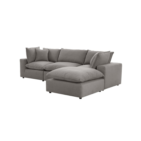Ines Castaigne 4-Piece Performance Fabric Modular Sectional - image 3