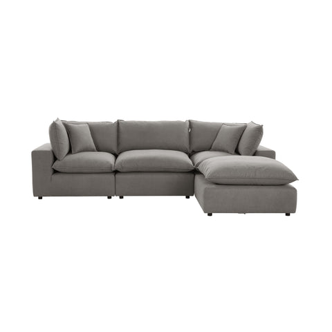 Ines Castaigne 4-Piece Performance Fabric Modular Sectional - image 1