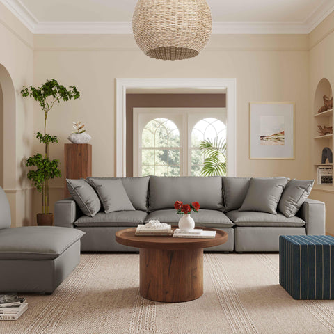 Ines Castaigne 120" Performance Fabric Modular Sofa - image 2
