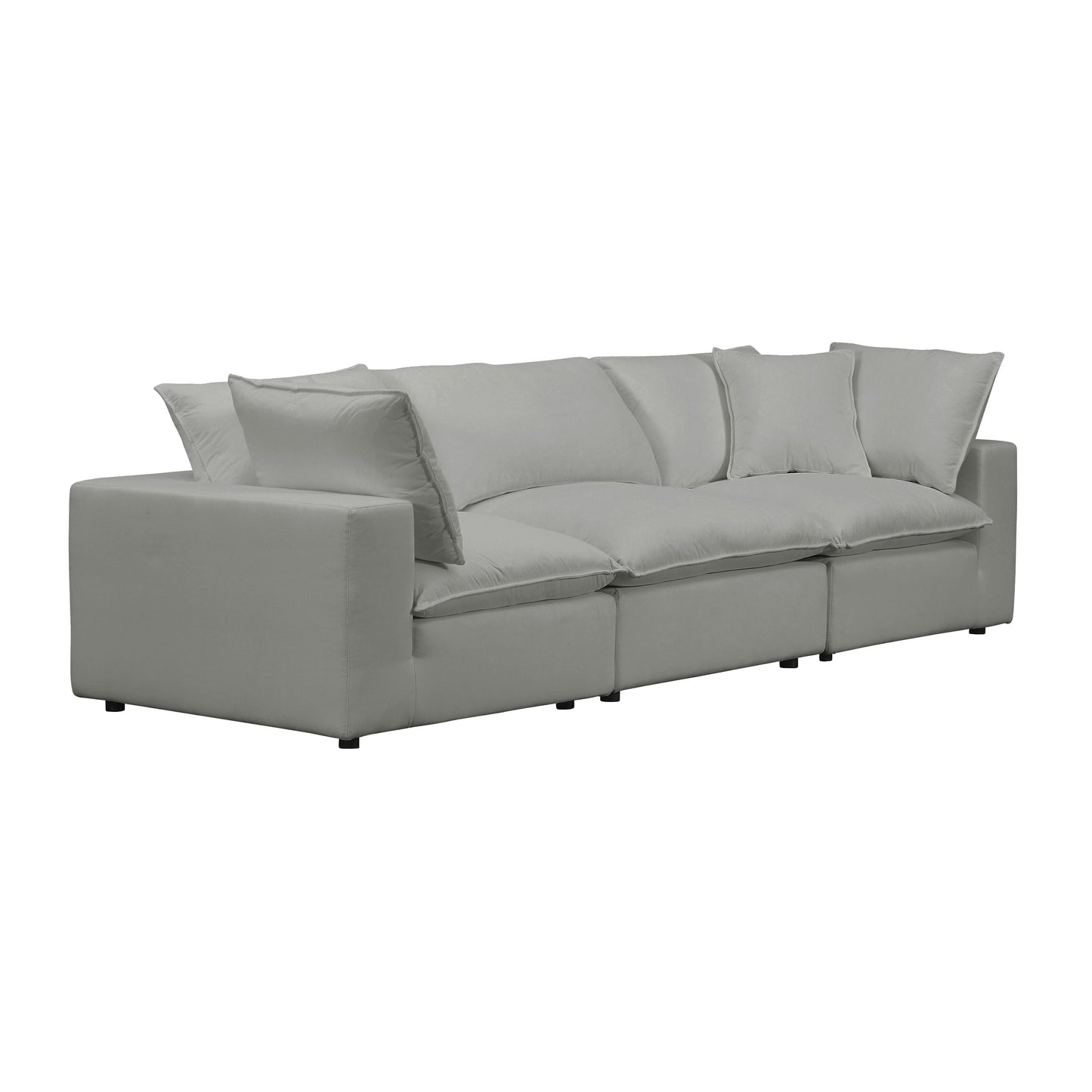 grace slate modular sofa