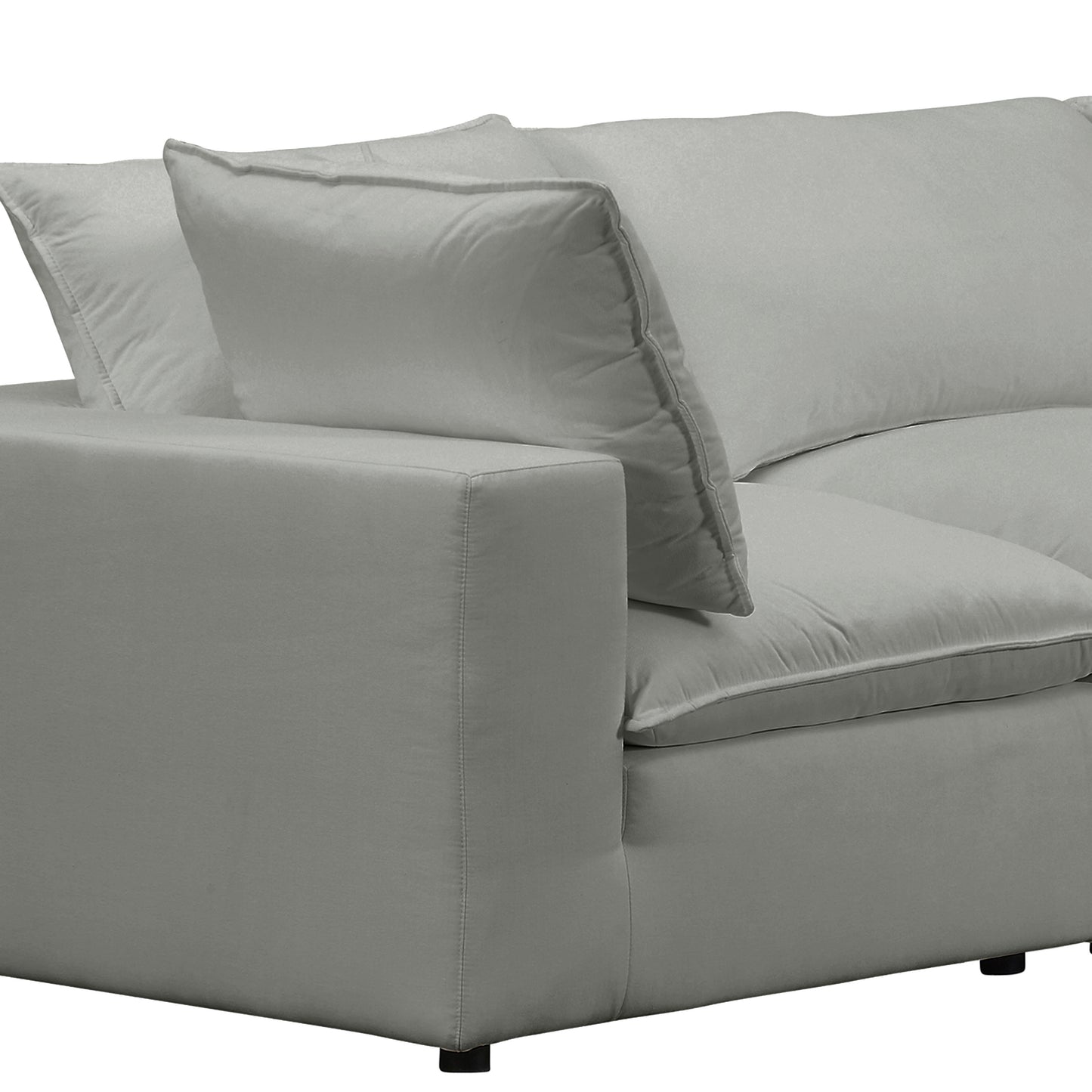 grace slate modular sofa