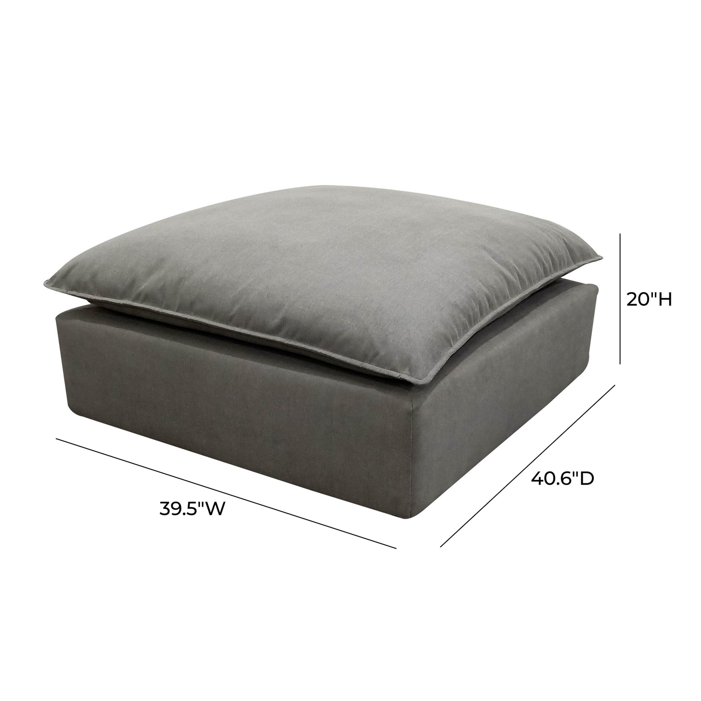 grace slate ottoman