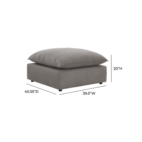 Ines Castaigne Performance Fabric Ottoman - image 4