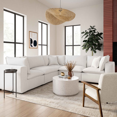 Ines Castaigne 5-Piece Performance Fabric Modular L-Sectional - image 2
