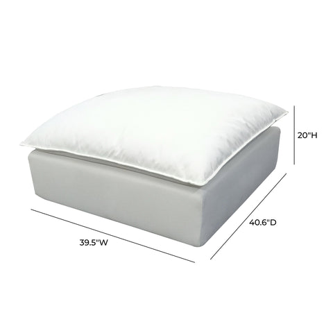 Ines Castaigne Performance Fabric Ottoman - image 4