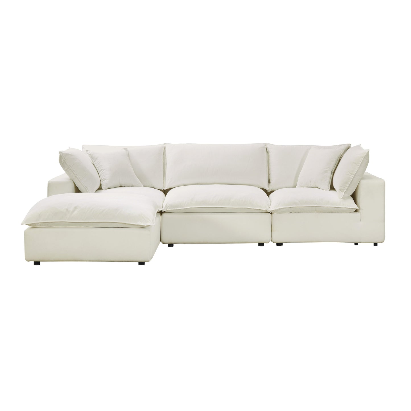 grace natural modular 4 piece sectional