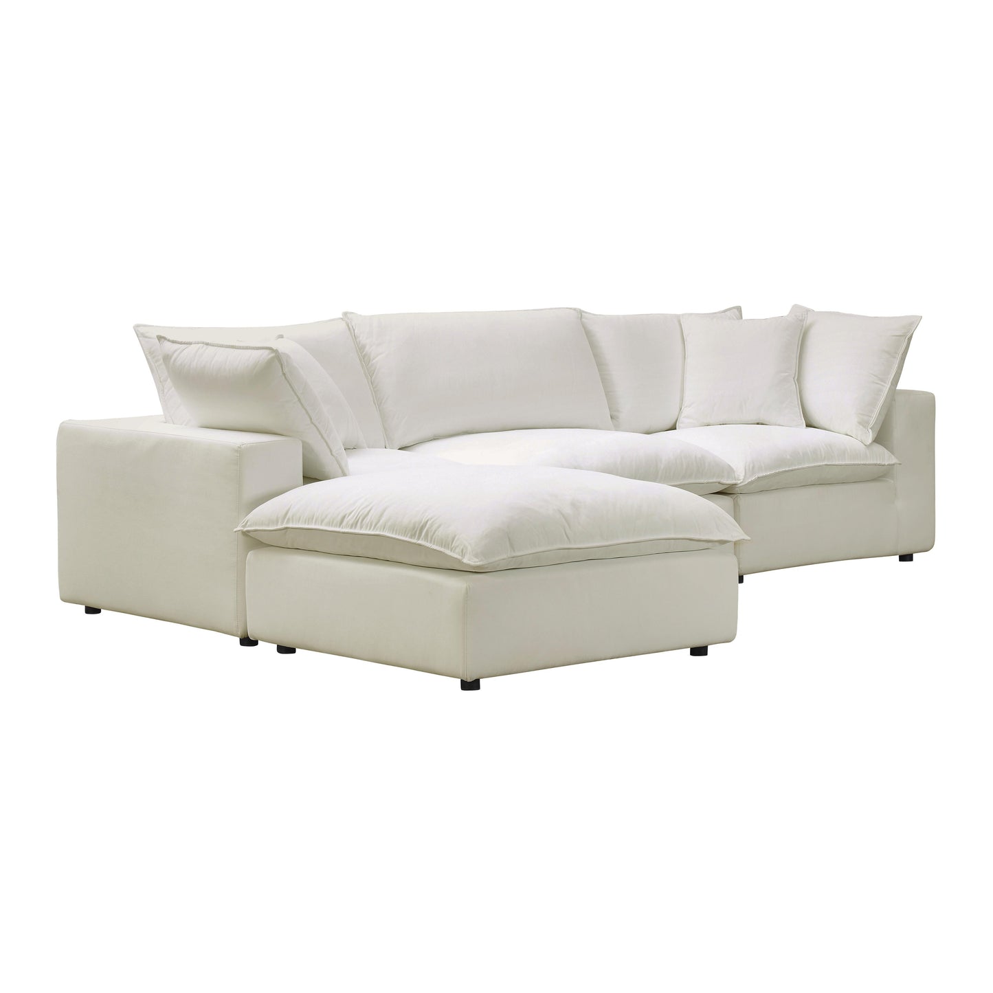 grace natural modular 4 piece sectional