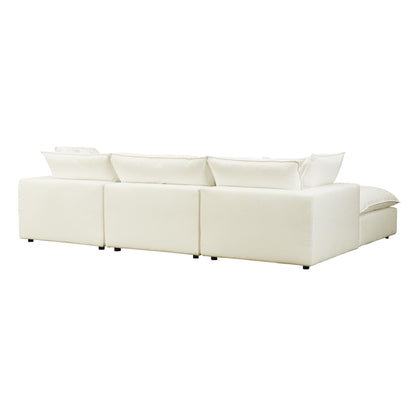 Grace Natural Modular 4 Piece Sectional