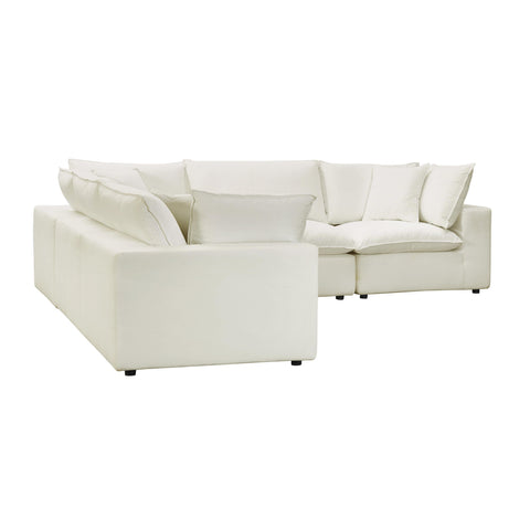 Ines Castaigne 5-Piece Performance Fabric Modular L-Sectional - image 3
