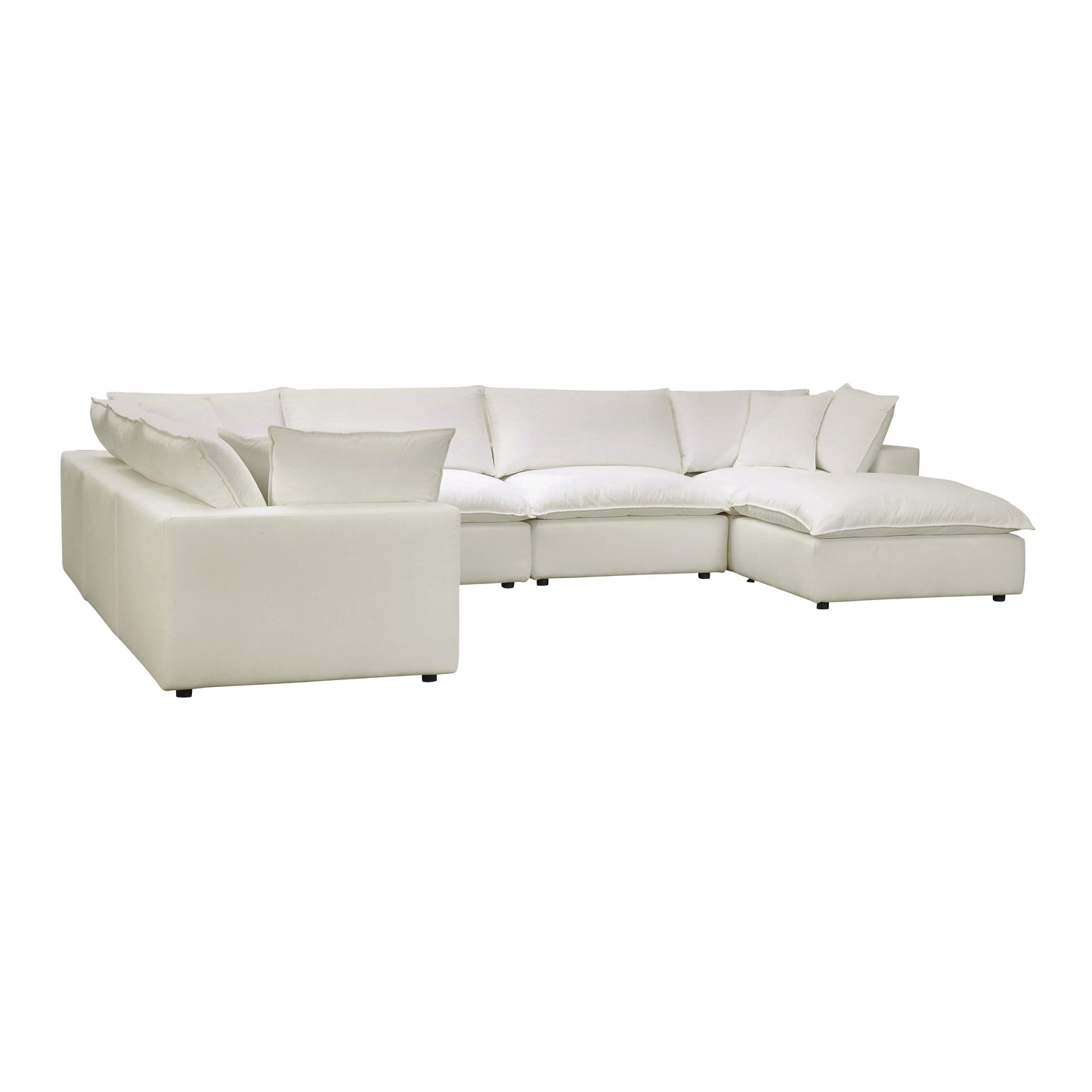 grace natural modular large chaise sectional