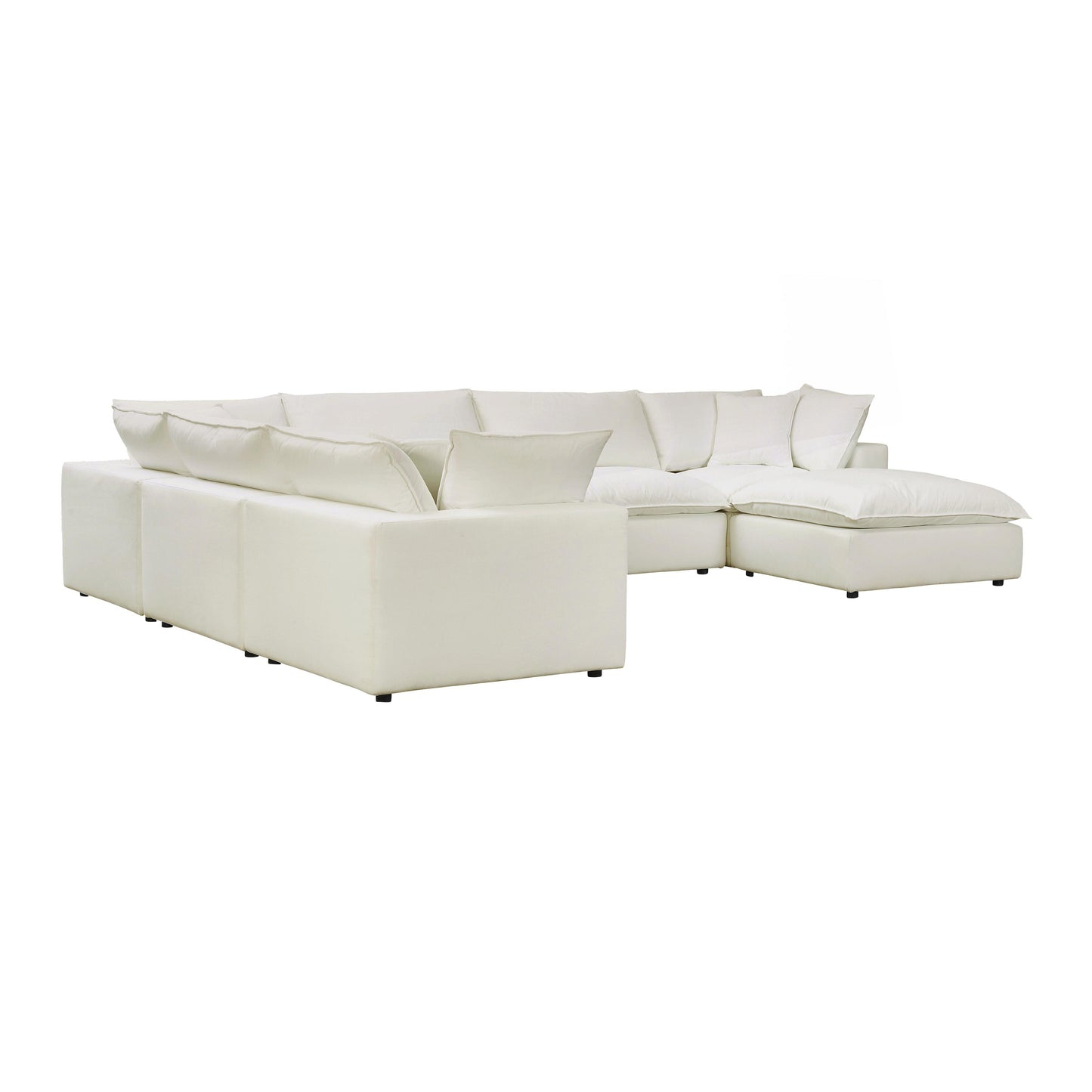 grace natural modular large chaise sectional