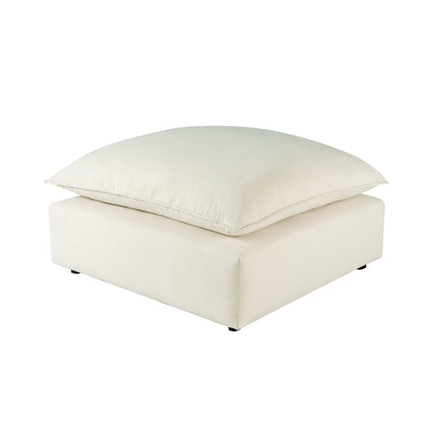 Ines Castaigne Performance Fabric Ottoman - image 1