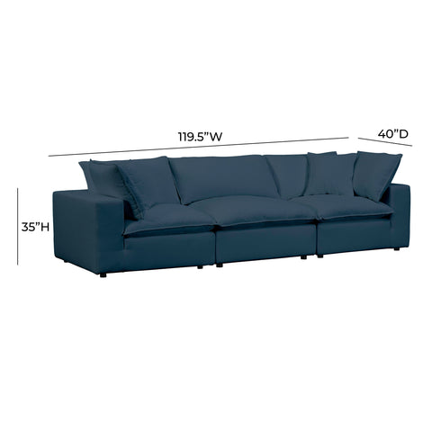 Ines Castaigne 120" Performance Fabric Modular Sofa - image 7
