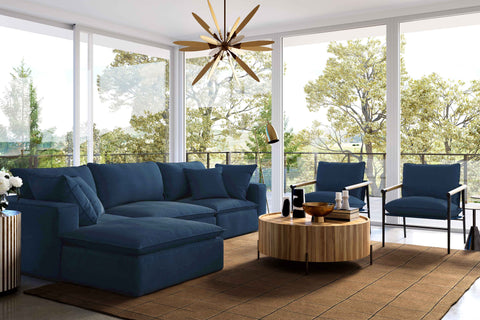 Ines Castaigne 4-Piece Performance Fabric Modular Sectional - image 2