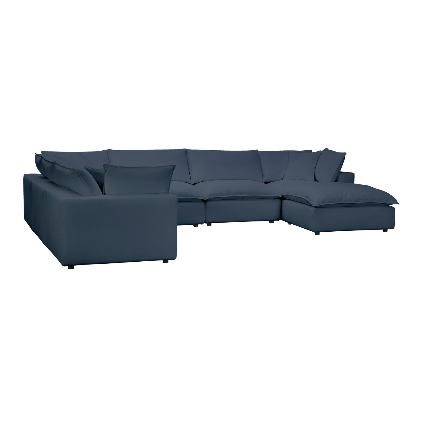 grace navy modular large chaise sectional